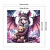 (Multi-Style) Girl-11CT Stamped Cross Stitch 50*50cm/19.69*19.69in