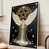 DIY Pearl Painting Angel for Home Wall Decor with Frame(30x40cm)