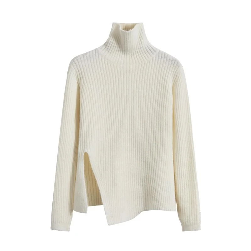  thdmladies solid color turtleneck sweater thedmladies