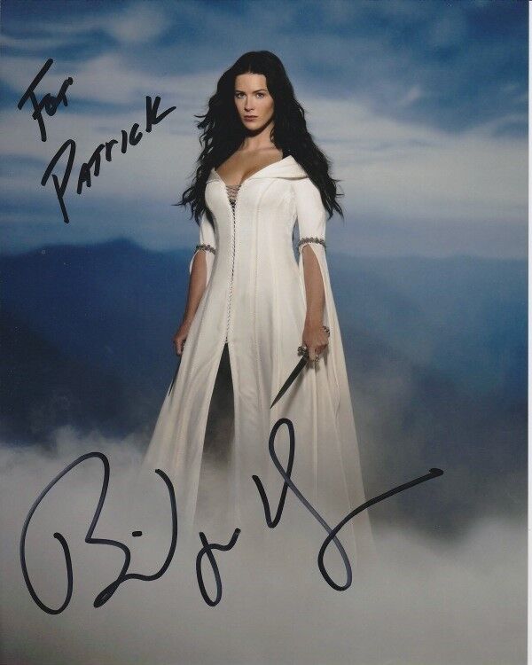 BRIDGET REGAN Signed LEGEND OF THE SEEKER KAHLAN AMNELL Photo Poster paintinggraph - To Patrick