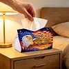 Diamond Painting 250th Anniversary Eagle Tissue Box for Kitchen Restaurant Bar Office Party