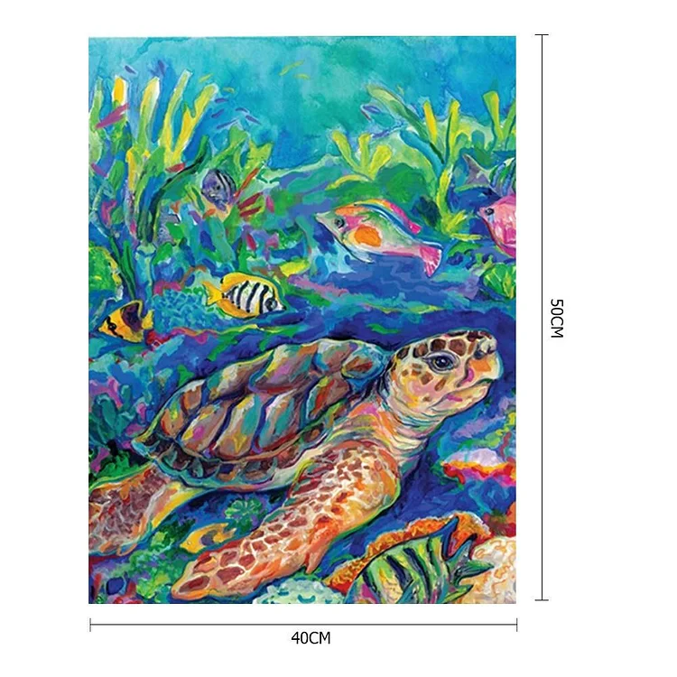 Diy 5d Sea Turtle Diamond Painting Kits For Adults Full Drill Round Ocean  Diamond Art Kits For Kids Diamond Painting Animals Gem Painting Picture Arts