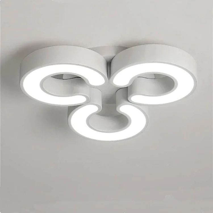 Semi Circular Rings Flush Mount Ceiling Light Individual LED Light - Appledas