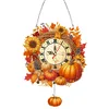 Diamond Painting Animal And Flower Hanging Clock Pendant Kit for Decoration