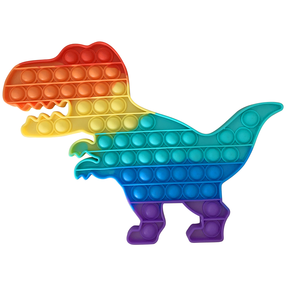 

Silicone Colorful Dragon Push Bubble Fidget Autism Toy Stress Relief Game, 501 Original