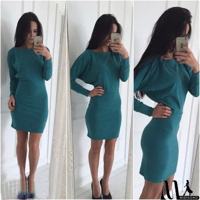 MidiSono - Sexy long sleeve mini dress
