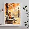 uk.everydayedeals Diamond Painting - Full Round - Girl(30*40cm)
