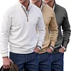 Men's Cashmere Zipper Basic Sweater