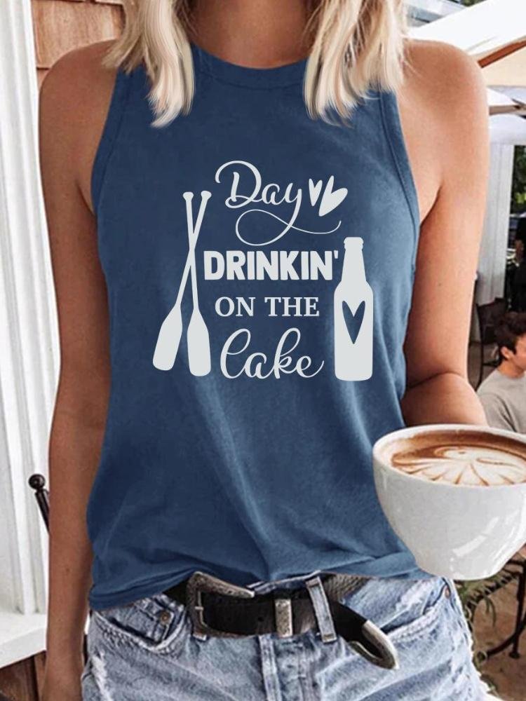 Day Drinking On The Lake Tank Top