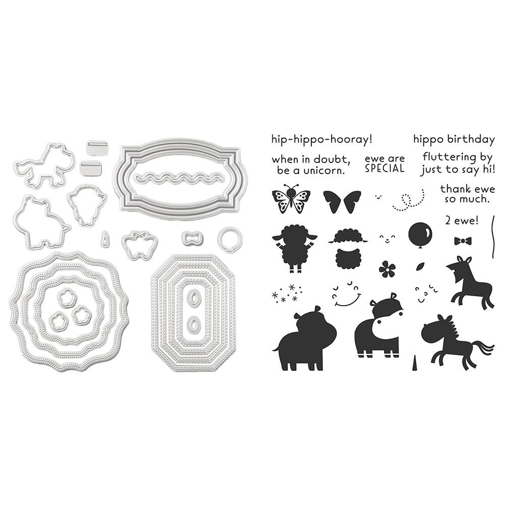 

Animal (Cutting Dies+Seal) - Paper Craft Cutting Dies, 501 Original