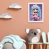 Cartoon Little Girl Diamond Art Painting Kits with Frame 