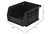 Akro-Mils 30210 AkroBins ESD Electrostatic Dissipative Anti-Static Stack and Hang Storage Bins, (5-Inch x 4-Inch x 3-Inch), Black, (24-Pack) (30210ESD)