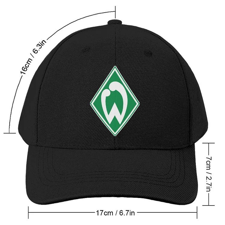 Unisex Werder Bremen Baseball Cap Verstellbar Reine Farbe Baseballkappe Mütze