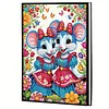 uk.everydayedeals 2Pcs A5 DIY Diamond Painting Notebook - Mouse