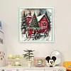 Christmas Scenery-11CT Stamped/Counted Cross Stitch 45*45cm/17.72*17.72in tapestrymarket