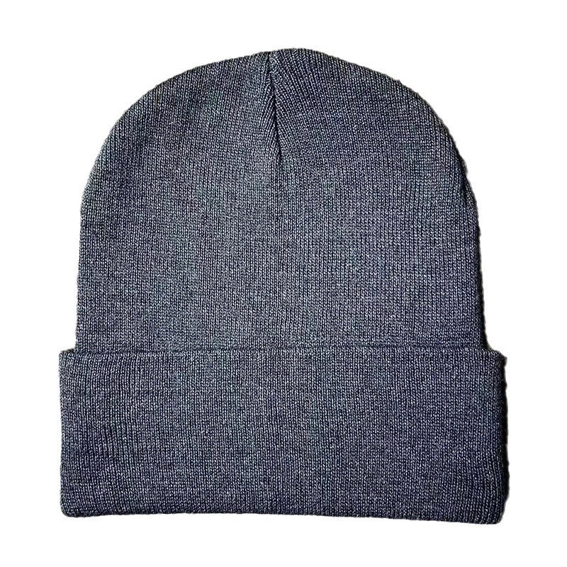 Unisex Minimalist Solid Color Eaveless Wool Cap