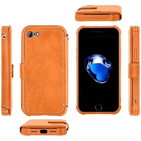 VANAVAGY iPhone SE 2022/iPhone SE 2020 Wallet /iPhone 8/iPhone 7 Wallet Case 4.7 inch