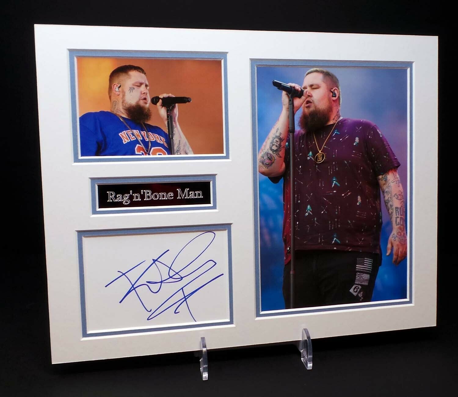 Rag'n'Bone Man Signed Mounted Photo Poster painting Display AFTAL RD COA Giants Human Singer