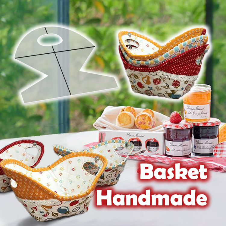 7 Set Bowl Cozy Pattern Template For Sewing 3 Piece Cookie Basket Bag  Template 5/10/15 Inch 4 Pcs I