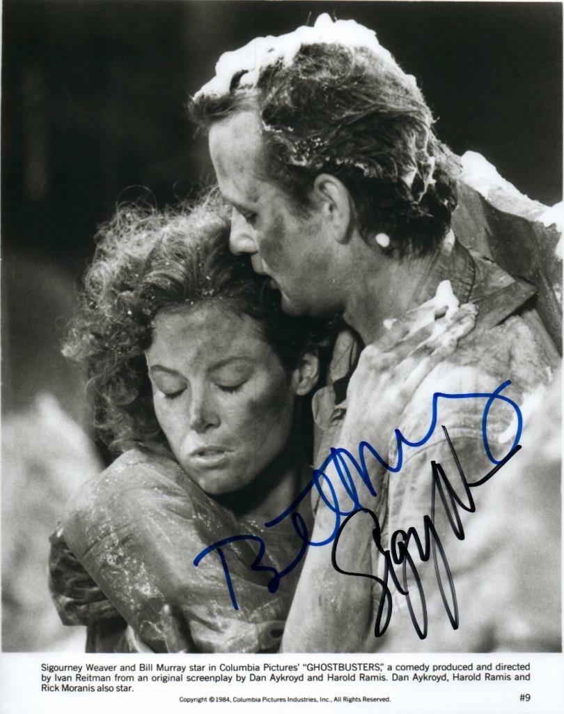 Bill Murray Sigourney Weaver Signed 8x10 Picture Autographed Photo Poster painting with COA