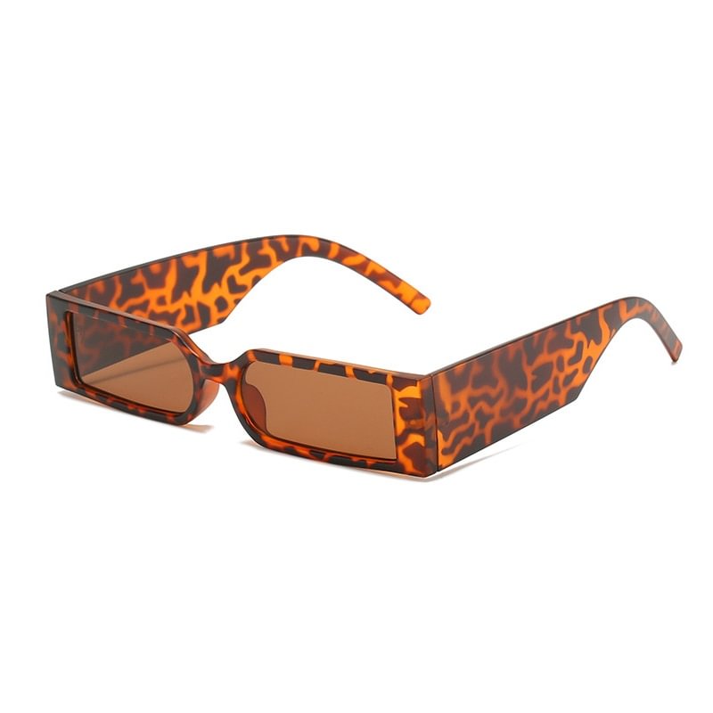 Vintag Hip Hop Small Rectangular Streetwear Sunglasses-VESSFUL