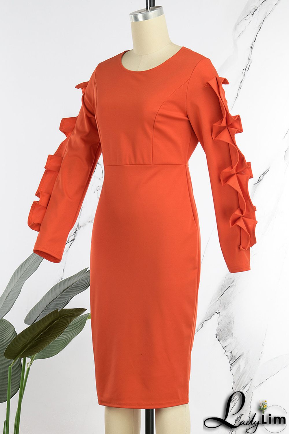 Royal Blue Elegant Solid Patchwork Stringy Selvedge O Neck One Step Skirt Dresses