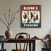Diamond Painting-DIY Full Round Drill Fishing（40*35 CM）
