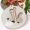 【Limited Stock Sale】Nativity Shepherd-DIY Embroidery Kit with Pattern Cotton Threads Needles Hoop 25*25cm/9.84*9.84in tapestrymarket