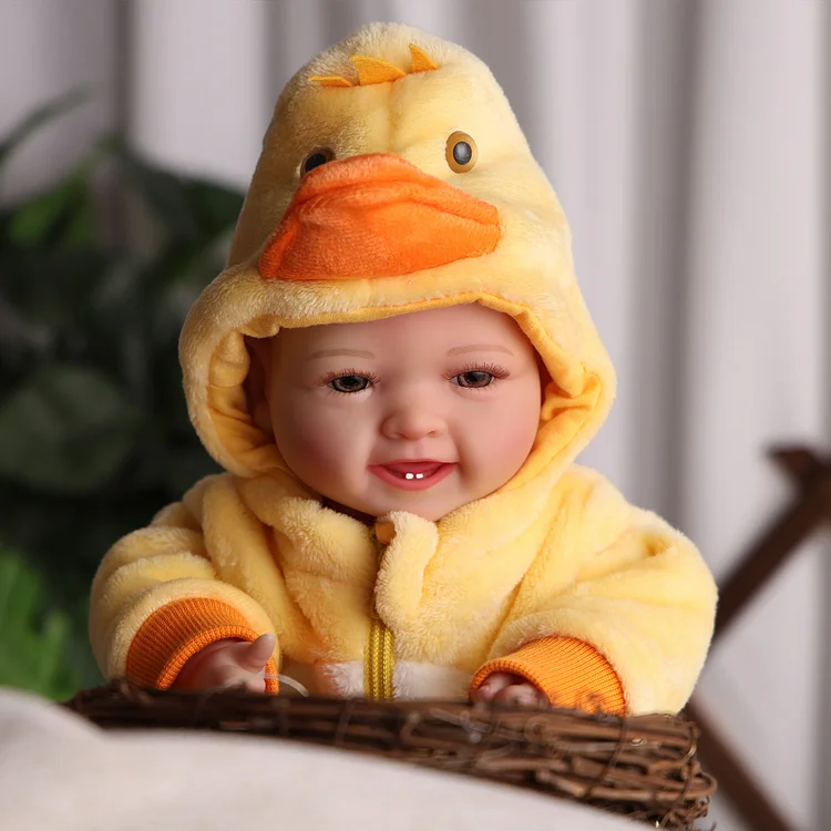 Babeside Smiling Reborn Baby Mia&nbsp;17" Poseable & Structured Newborn Healing of the Heart