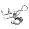 Stainless Steel Rail Mounted Clamp on Rod Holder Double Wire Fishing Rod Holder