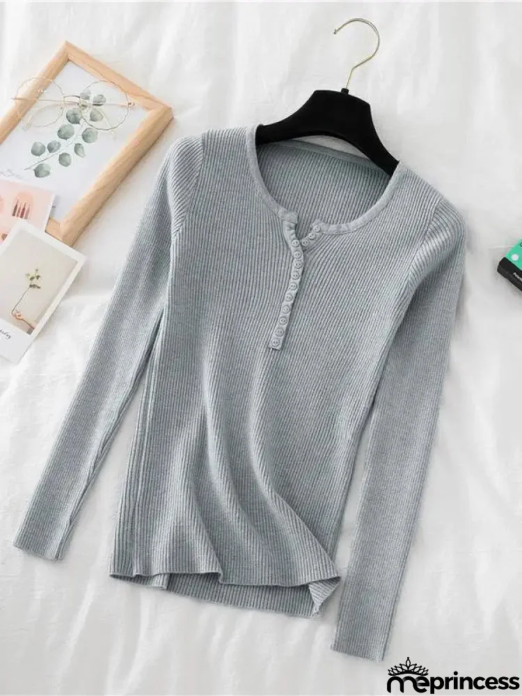 Women's Polyester V-Neck Full Sleeves Solid Pattern Sweater