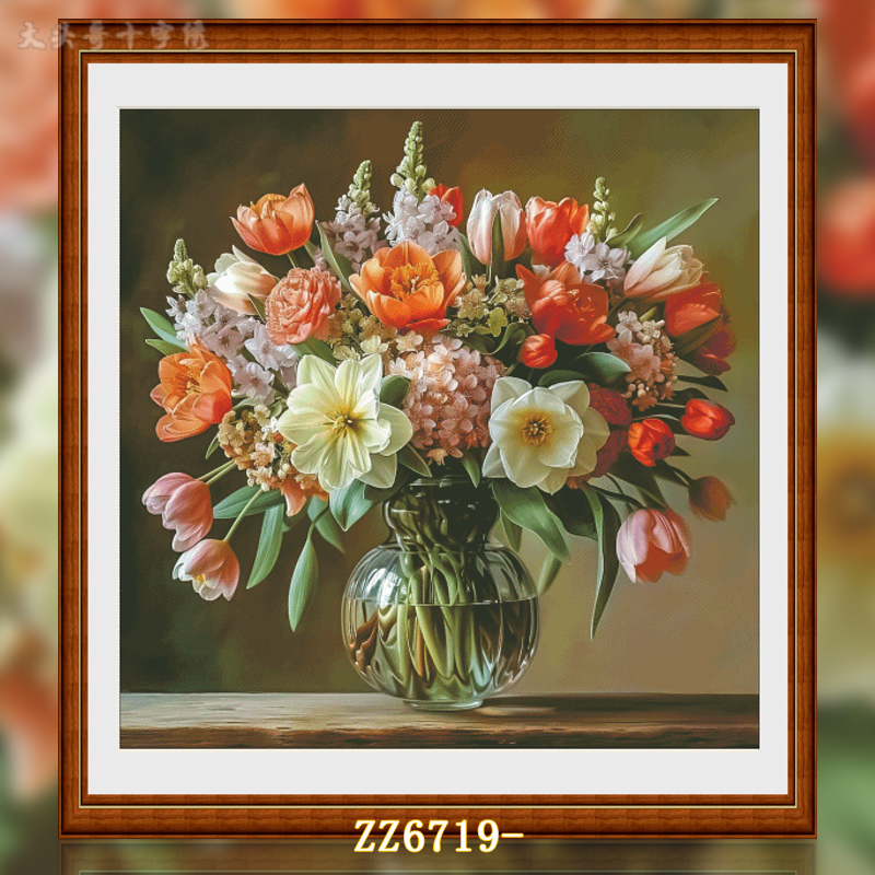 [ZZ6719-The elegance of blooming] Painting Fairy Cross Stitch