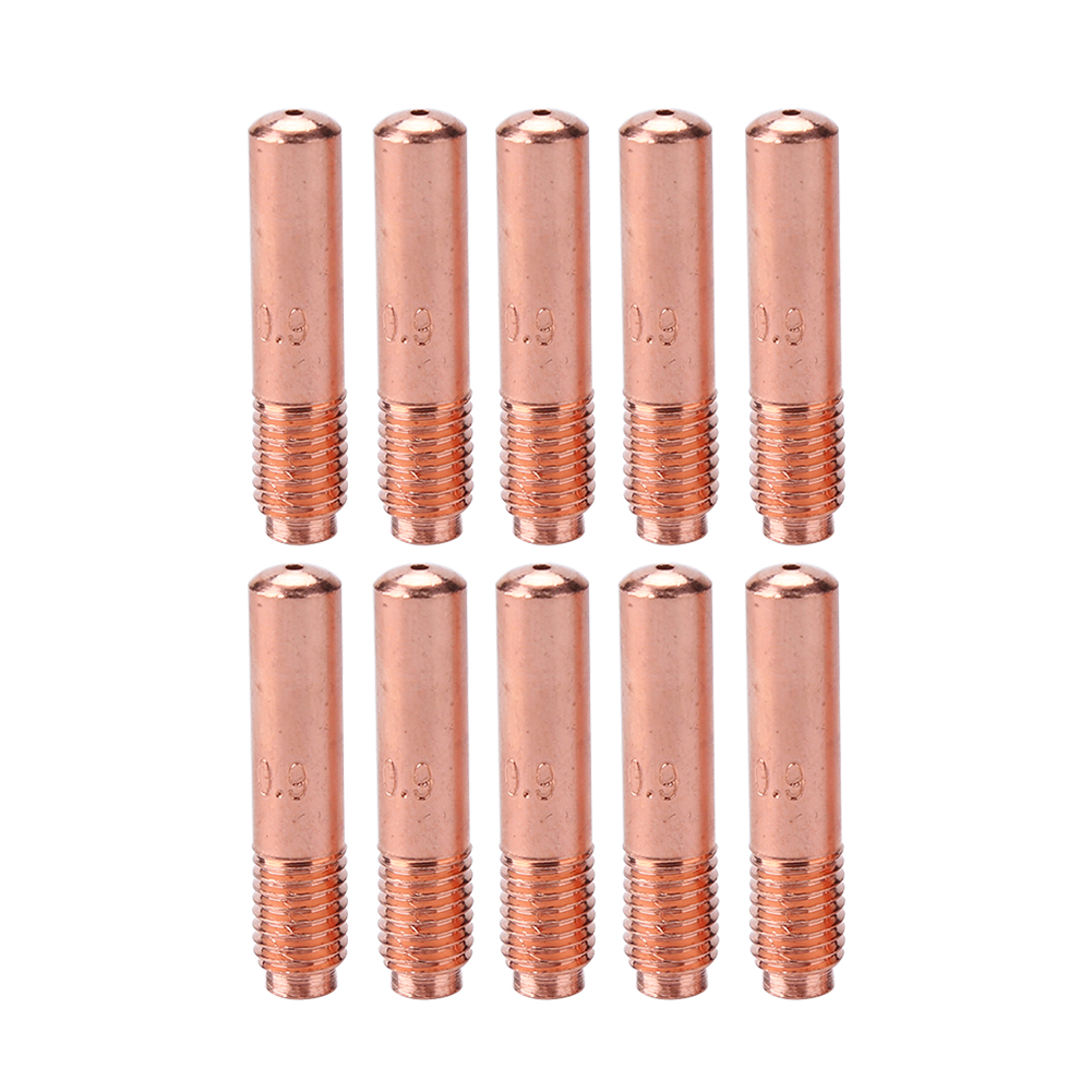 

10pcs Welding Consumables Contact 0.9mm Tip Mig Torch Machine Miller Nozzle, 501 Original
