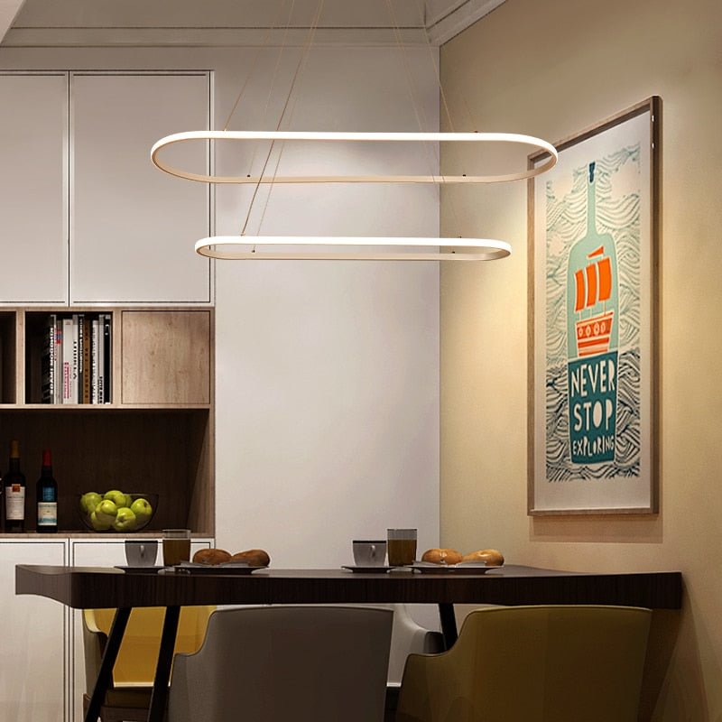 Acrylic Modern Led Pendant Light For Dining Room Living Room Kitchen Luminaires Led Pendant Lamp Hanging Lamp Light Fixtures