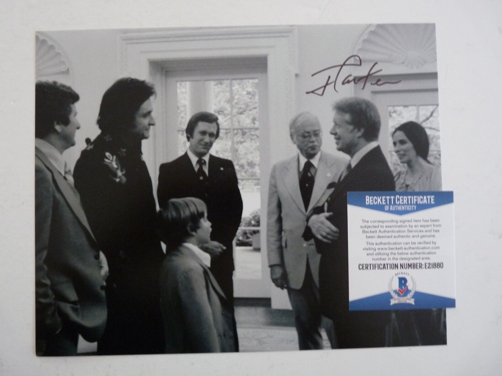 President Jimmy Carter Signed Autographed 8x10 Photo Poster painting Beckett Certified #3