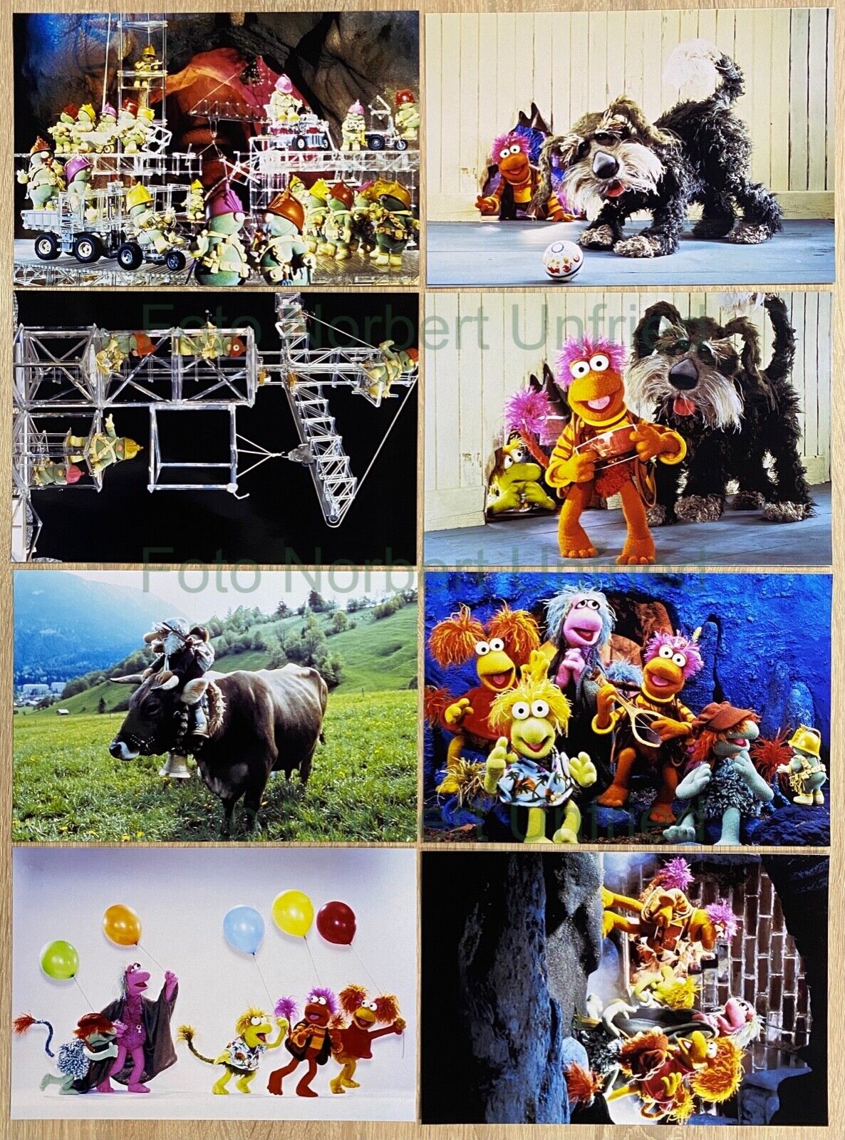 8 x Die Fraggles Foto 20 x 30 cm (Plakat-242