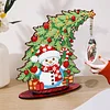 Photo Christmas Tree 5D DIY Diamond Art Tabletop Wood Decorations Ornament Kits