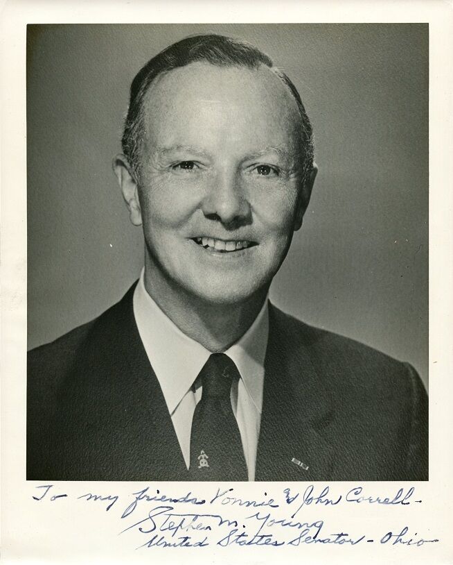 Ohio Senator STEPHEN M. YOUNG Signed Photo Poster painting