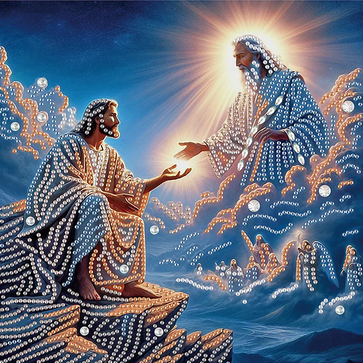 Holy Mother Jesus - Special Shaped Drill Diamond Painting - 30*30CM(Canvas)