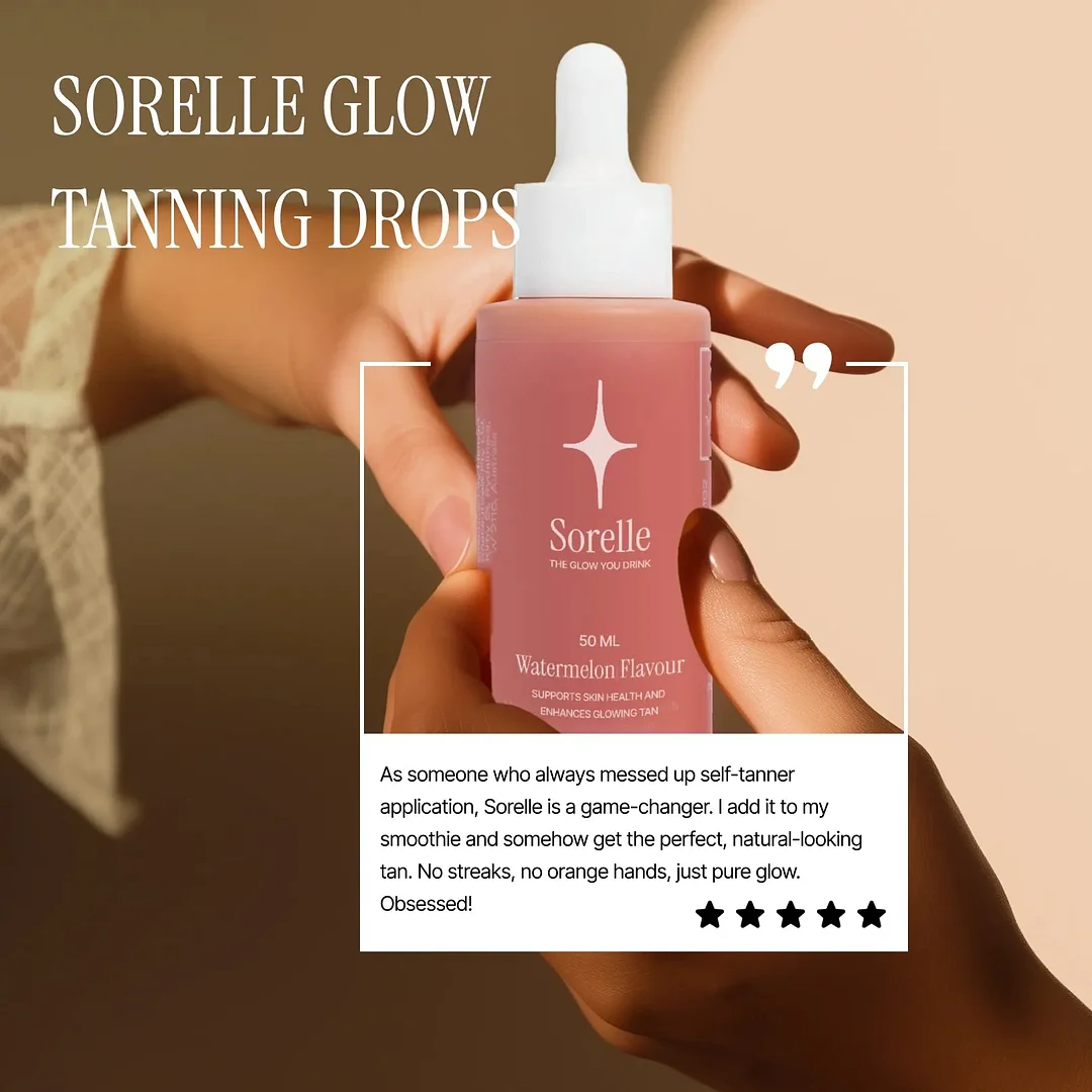 Sorelle Glow Drops | Tanning Supplement for Radiant Skin