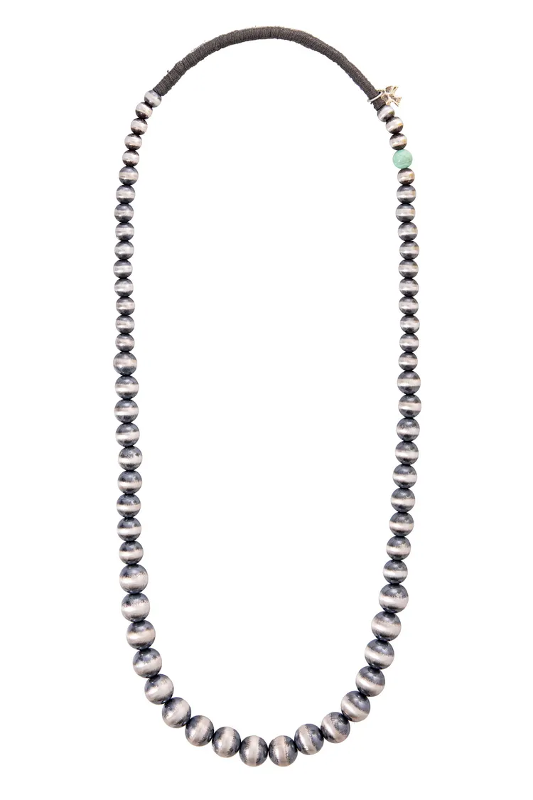 Necklace, Bead, Desert Pearls, 26", Pilar Lovato, 1134