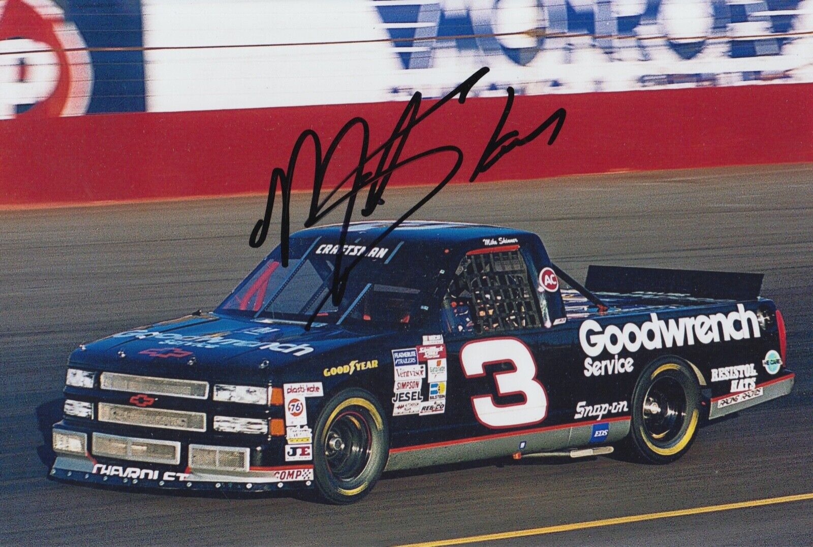 Mike Skinner Hand Signed 12x8 Photo Poster painting Nascar Autograph 1