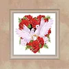 Diamond Painting-5D Full Drill Rose Love Pigeon