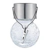 LED Solar Lamp Cracked Glass Ball Hanging Lights Waterproof Garden Decor