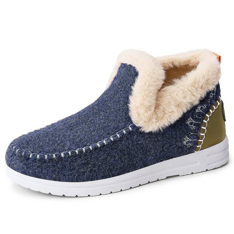 Orthopedic Winter Wool Snow Boots Cozy Winter Slipper