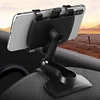 Car Dashboard Phone Holder 360 Rotating Rearview Mirror Navigation Bracket