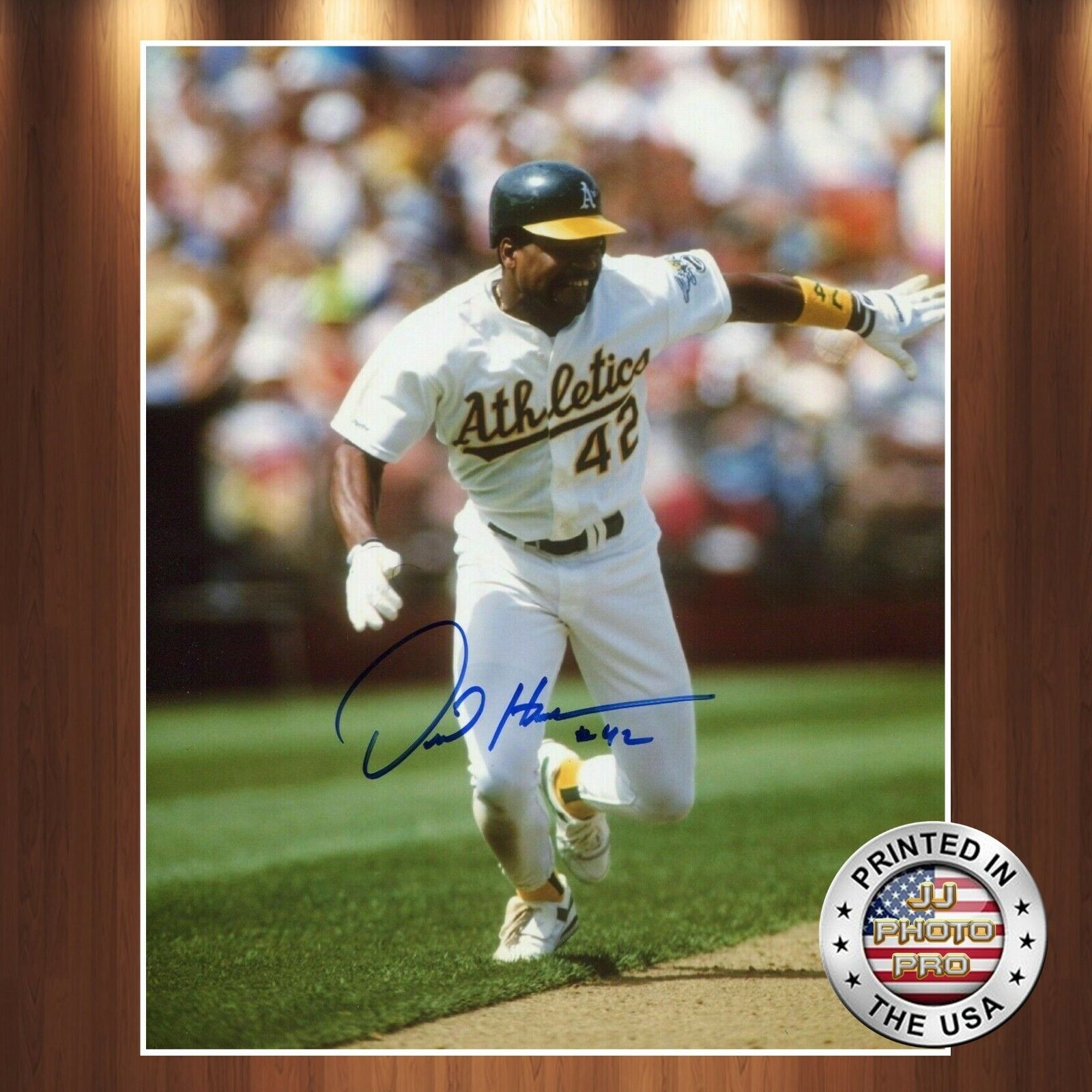 Dave Henderson Autographed Signed 8x10 Photo Poster painting (Athletics) REPRINT