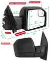 DiaFoglen F150 Passenger Side Mirror | 3 PINS | FL3Z17682AK