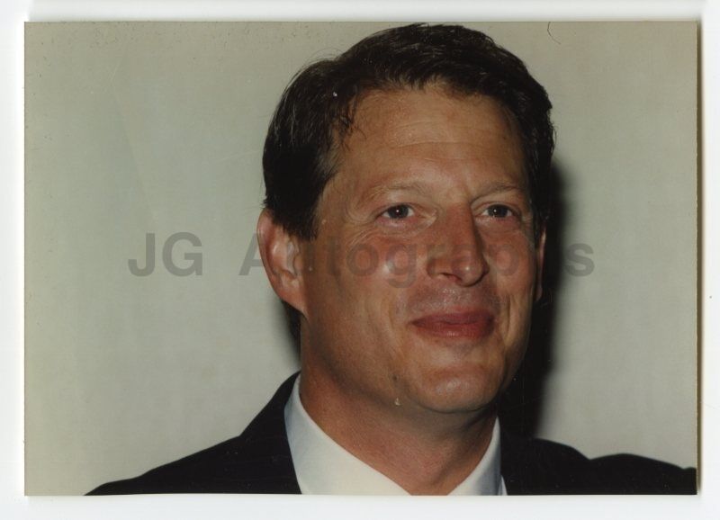 Al Gore - Vintage Candid Photo Poster paintinggraph by Peter Warrack - Previously Unpublished