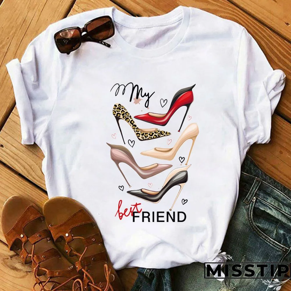 Apricot Fashion Casual Print Patchwork Basic O Neck T-Shirts